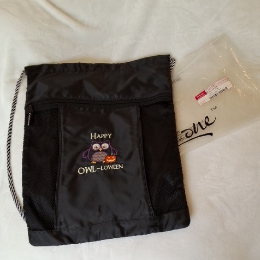 Thirty One Owl-loween Spirit Cinch Sac NWT!